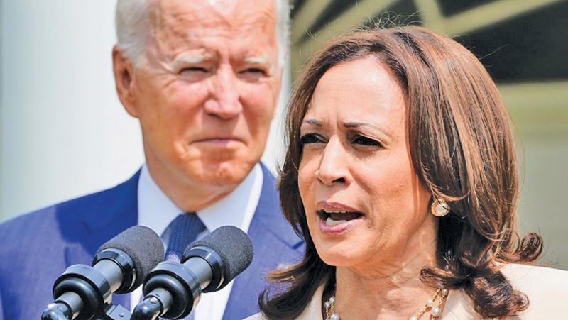 US President Joe Biden and Vice-President Kamala Harris