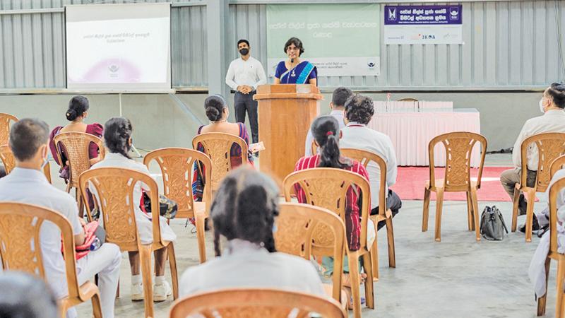 Fifty tabs were distributed to selected Ordinary Level students from four government schools in Ranala