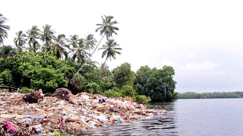 Removal of solid waste to river