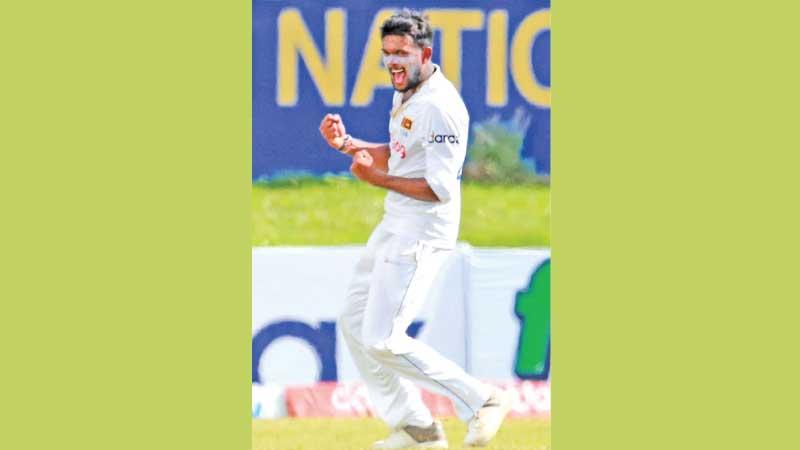 Ramesh Mendis claimed 18 wickets in two Tests