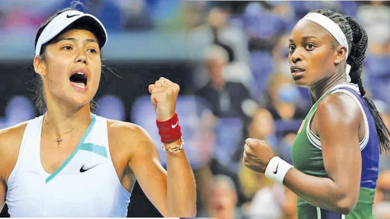 Emma Raducanu (left) and Sloane Stephens