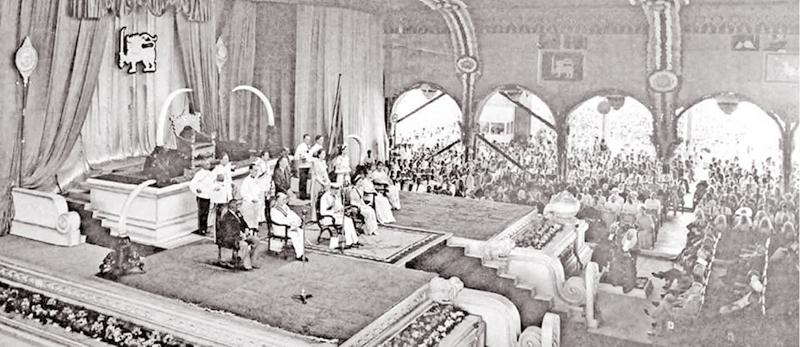 The opening of first parliment