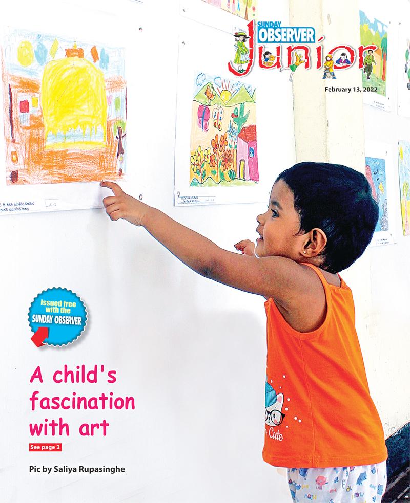 A child's fascination with art