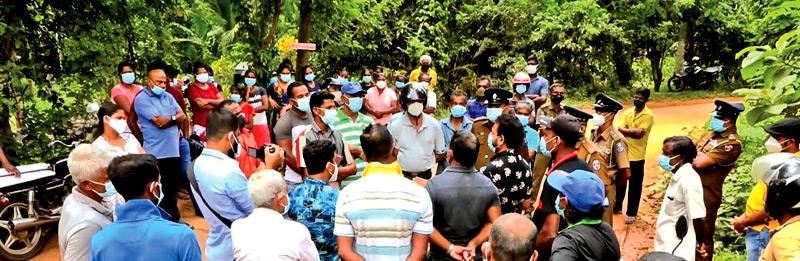 People protest against environment destruction