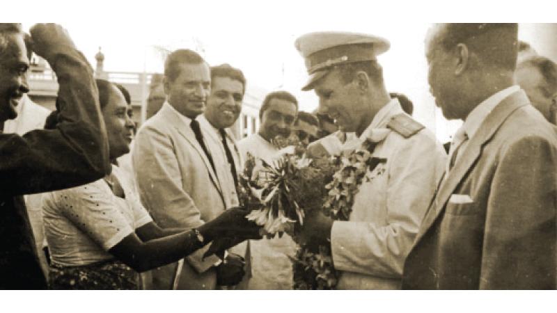 Yury Gagarin’s visit to Ceylon