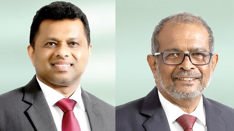 Chairman Jayantha S. B. Rangamuwa and CEO Nimal Thillakaratne 