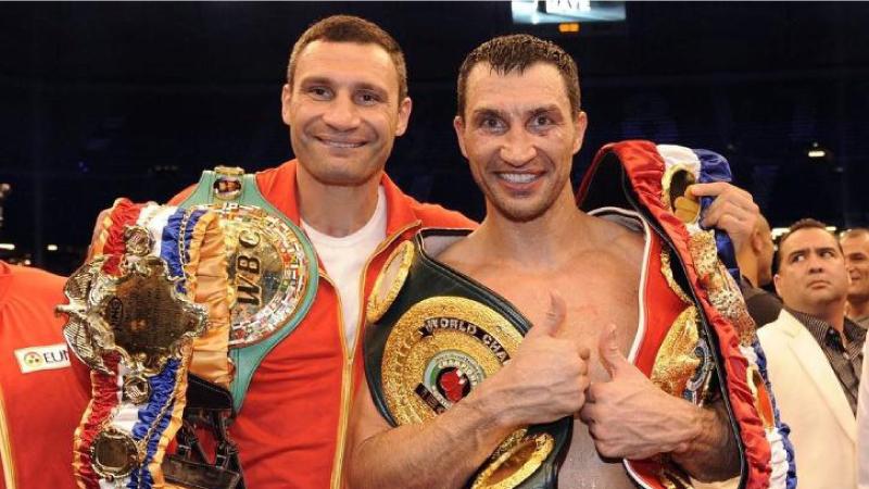 The Klitschko brothers Wladimir and Vitali