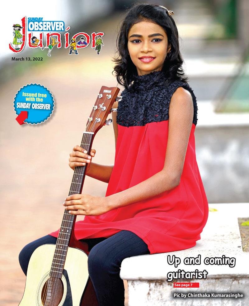 Up and coming guitarist .  Pic by Chinthaka Kumarasinghe