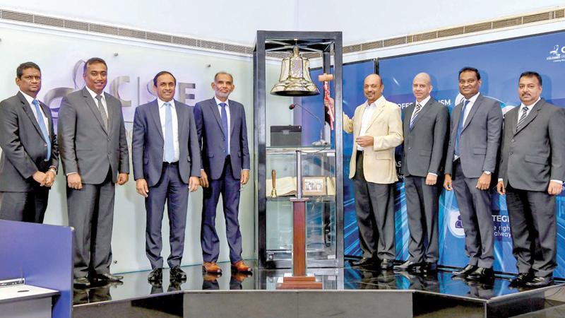 The Bell Ringing ceremony in progress