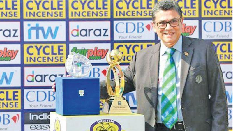 First-ever Observer Schoolboy Cricketer, some 44 years ago... Former Royal, NCC and Sri Lanka captain Ranjan Madugalle has come a long way since making his Test debut in Sri Lanka’s inaugural Test against England in 1982. Picture shows the current ICC Chief Match Referee Ranjan Madugalle when he reached yet another milestone by becoming the first to officiate in 200 Test matches last year