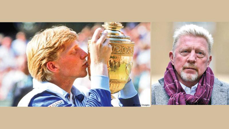 Boris Becker during his playing days-Boris Becker