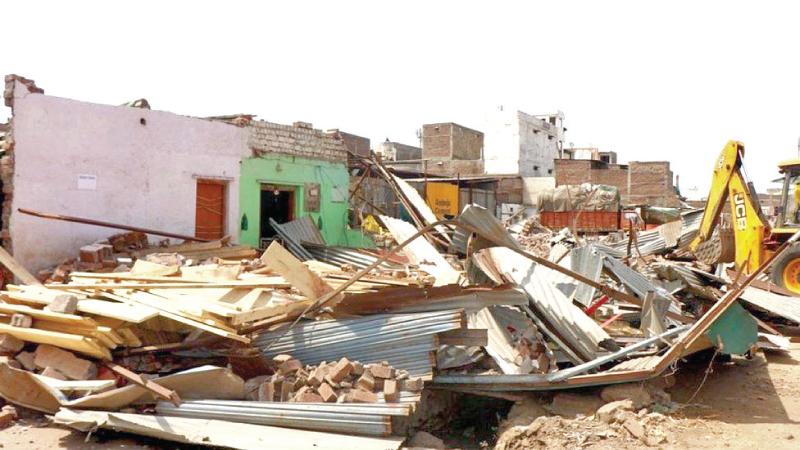 The State Government says these demolitions are a form of punishment