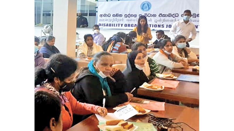 Participants at a workshop in Nuwara Eliya