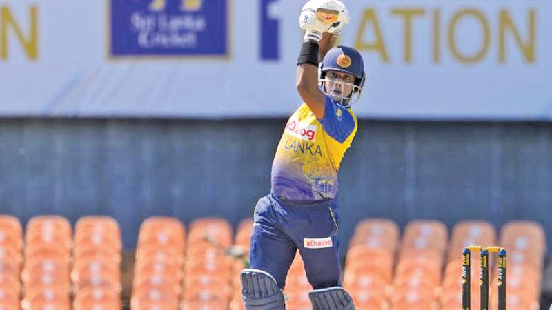 Sri Lanka opener Chamari Atapattu plays a shot to the boundary