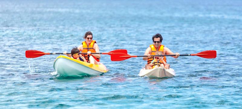 Sail Lanka Charter which offers cruises in the seas around Sri Lanka, launched cruises in the Eastern waters commencing from Dutch Bay, Trincomalee. The cruise includes sailing in the Koddiyar Bay, a night-stop near the Koneswaran Hindu Temple, and snorkeling and paddle boarding at Sallitivu. Here a touring family enjoying paddle boarding in the Eastern waters.