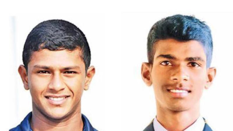 Richmond skipper Bhanuka Manohara (left) and Kushan Madusha