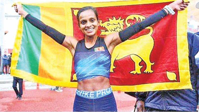 Hiruni Wijayaratne the South Asian women’s record holder in the marathon
