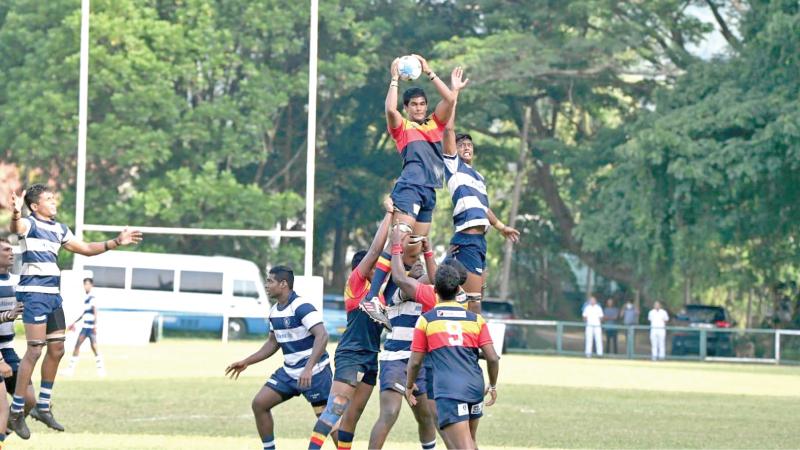 Action at the Trinity versus Joes match at Pallekele Pic: Thepapare.com