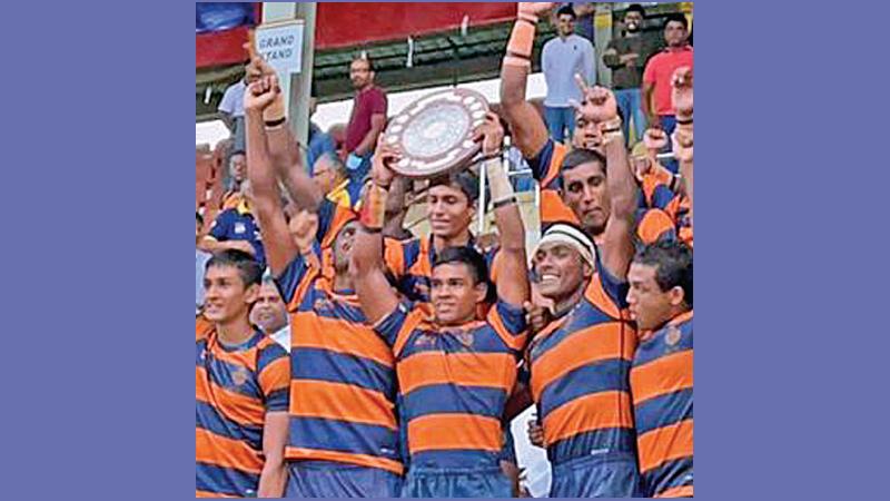 Royal College players celebrate the Bradby