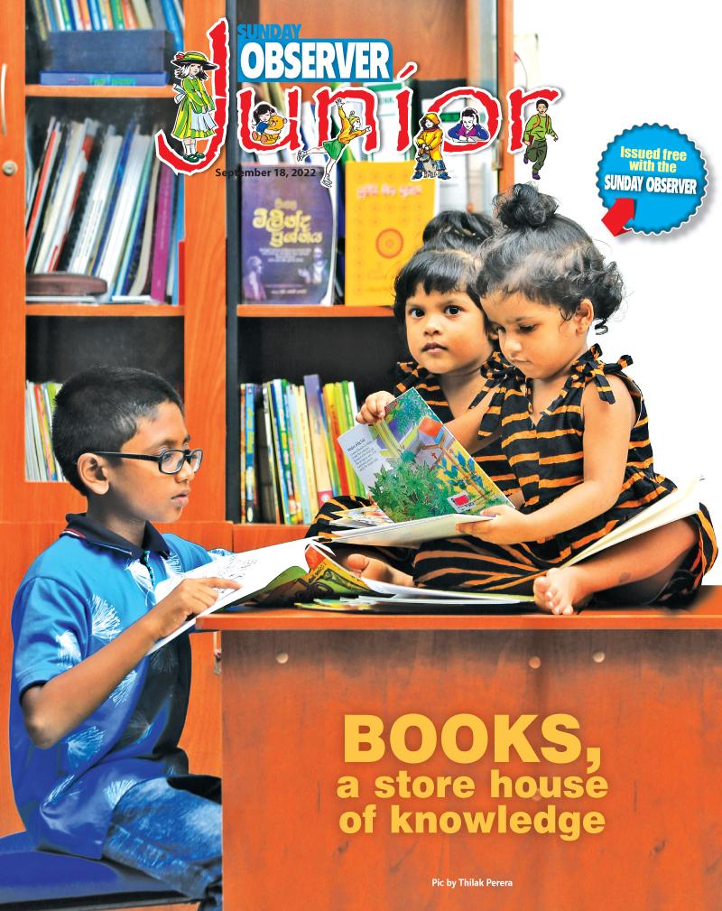 Books, a store house of knowledge. Pic by Thilak Perera