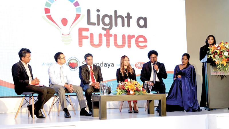 The panel discussion in progress