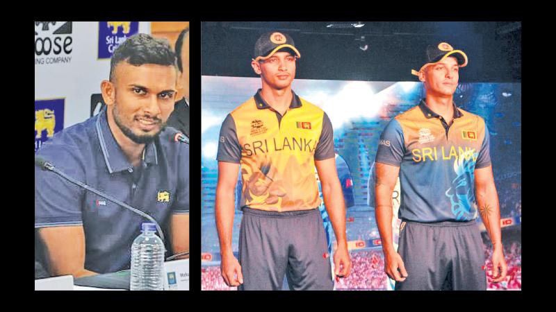 Dasun Shanaka: We take nothing for granted-Models on the catwalk showcase Sri Lanka’s newest playing kit produced by MAS Holdings that will be worn at this month’s T20 World Cup in Australia starting October 16 (Pix by Wimal Karunathilaka)