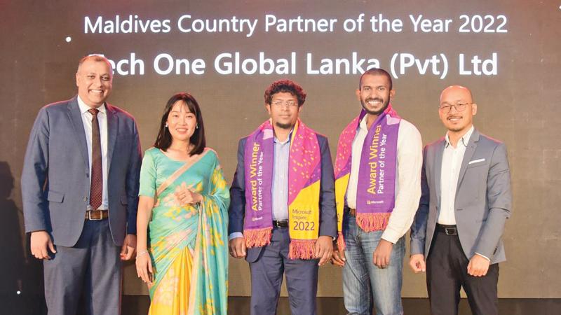 Two of the partners who were felicitated.
