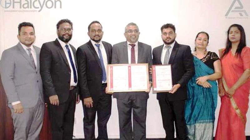 From left: Business Development Executive, Dilantha Senavirathne, Head, Extended Supply Chain Solutions, Lakmal Kumarasinghe, Head, Operations, Ranura Kalhan, Managing Director Rasitha Niroshana, Head, Environmental Sustainability  Pushpika Jayakantha, Finance Director Nilendra Panditharathna, Head, HR and Compliance, Sujani Ranaweera. 