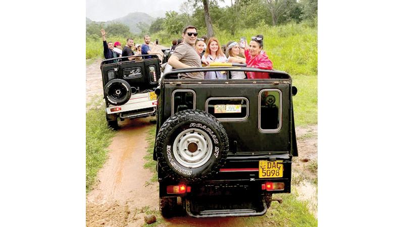 The Azerbaijan travel agents on a safari