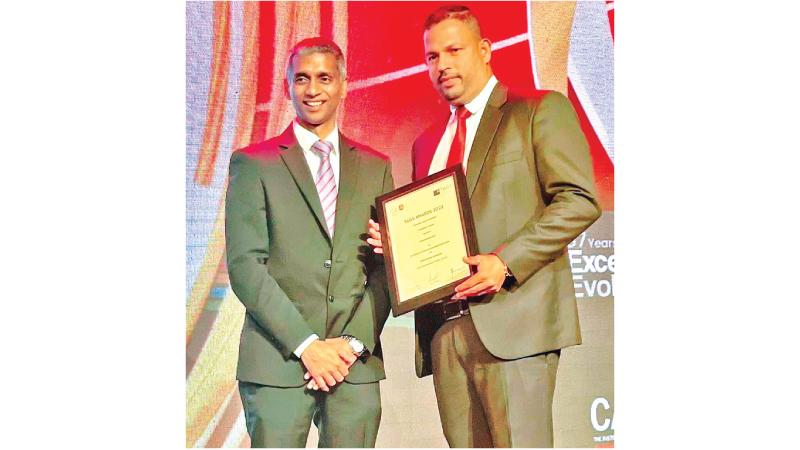 Director of Exterminators, Travis Ferreira with Chairman of CA Sri Lanka, Thivanka Jayasinghe