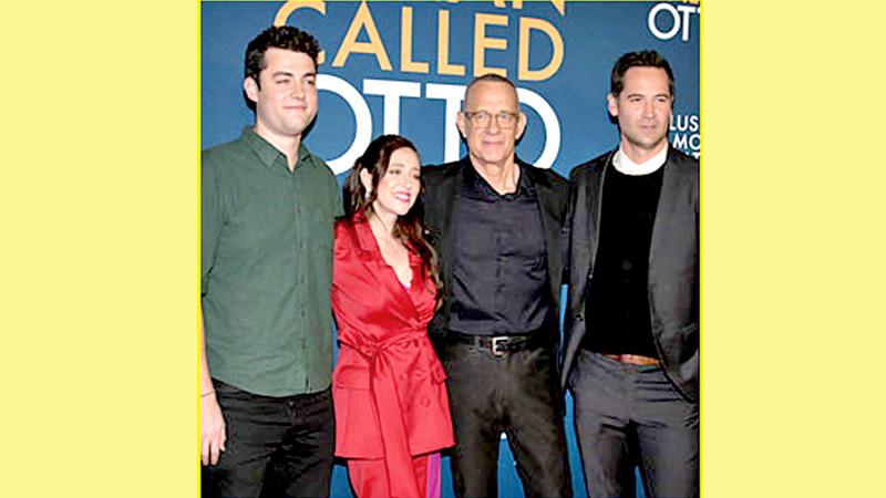 The longtime married couple and their 26-year-old son stepped out for a special screening of their movie ’A Man Called Otto’  at the Academy Museum of Motion Pictures in Los Angeles recently. Tom and Truman both star in the movie, which Tom produced with Rita.