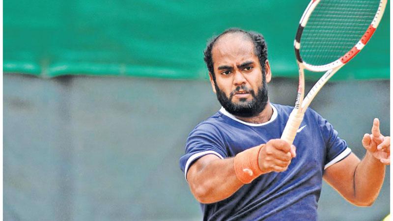 Sharmal Dissanayake in action at the SSC Open