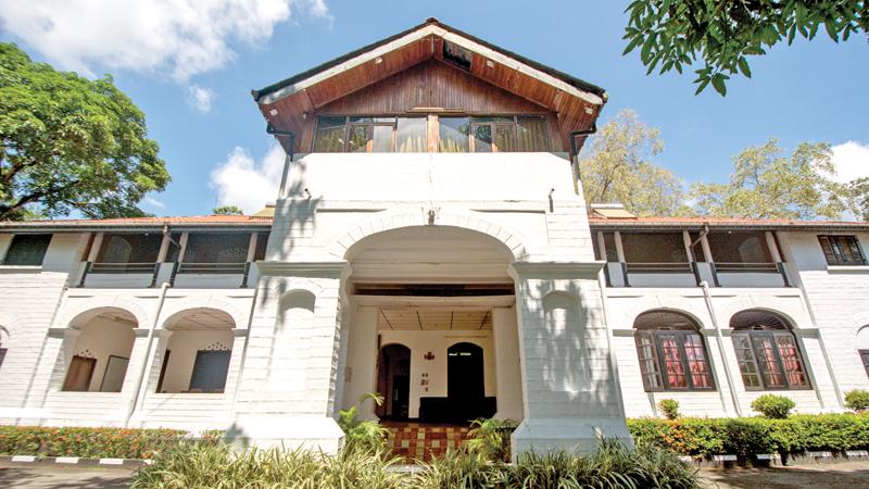 The colonial period Rest House on a hillock