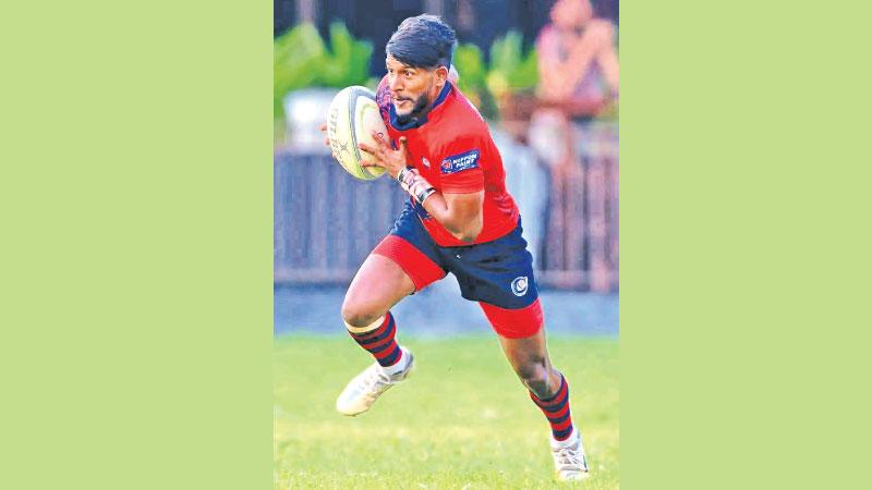 Hathurusinghe at one of his matches for CR&FC