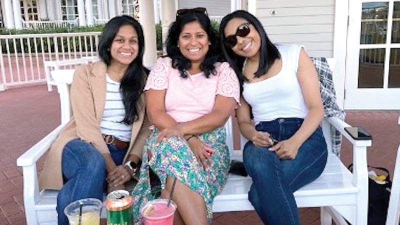 From left Drs Sayuri Jinadasa, Ashanti Ratnasekera and Tanya Egodage 