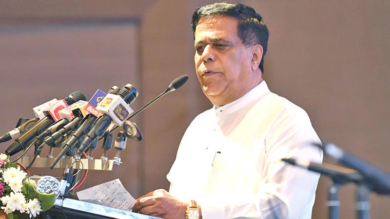 Minister Nimal Siripala de Silva