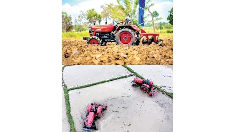 DIMO and Mahindra Tractors assisted farmers in land preparation