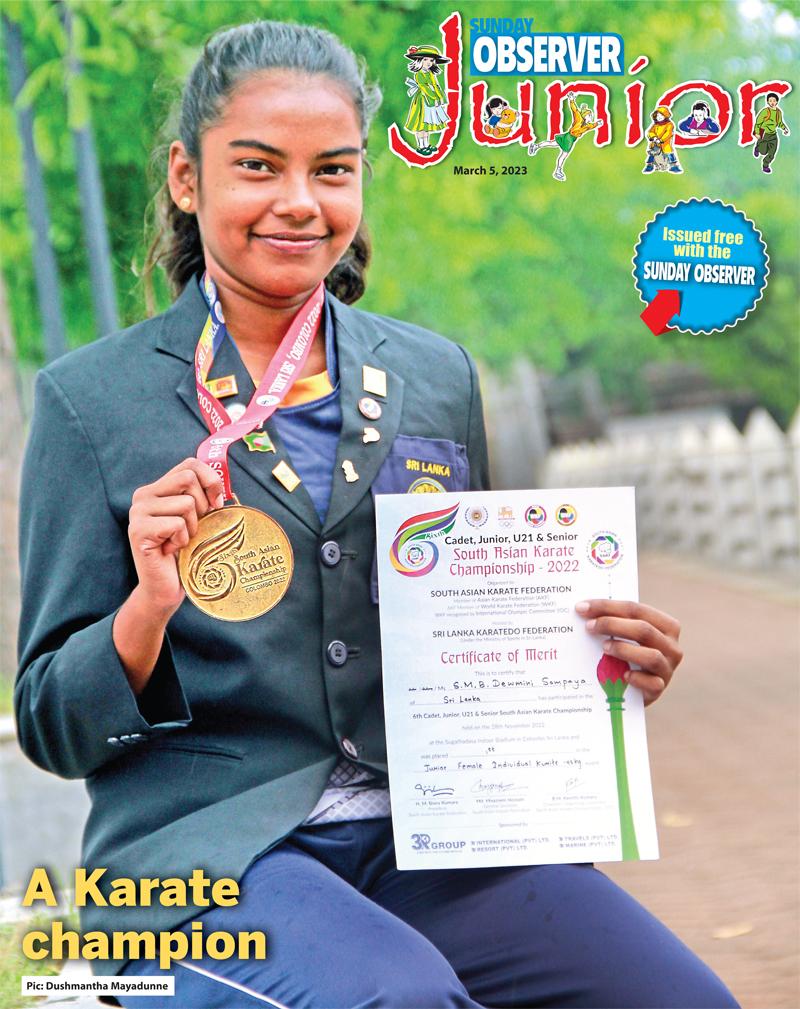 A Karate champion. Pic: Dushmantha Mayadunne