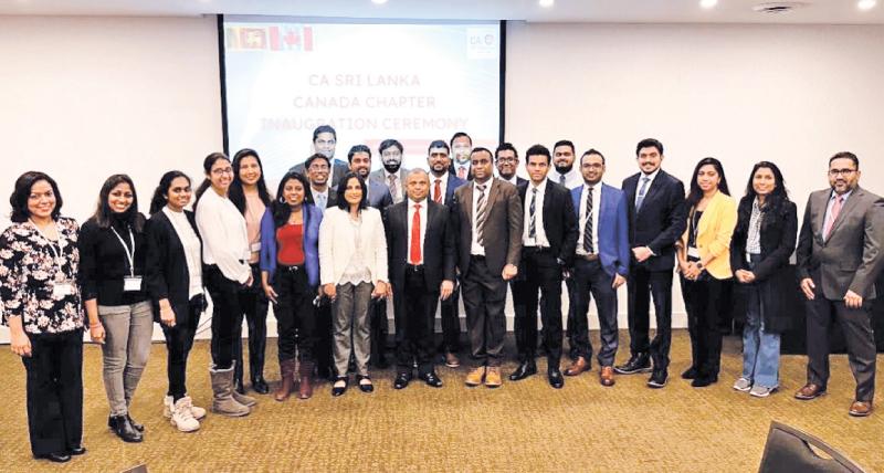 Participants at the Inauguration Event of the CA Sri Lanka Canada Chapter