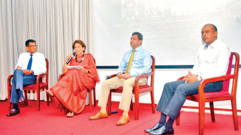 A panel discussion in progress