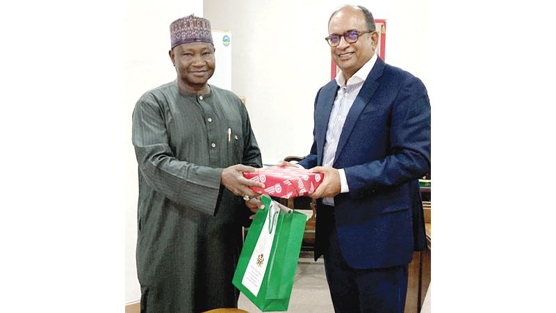 High Commissioner of Nigeria Ahmed Sule with CCC Chairman, Vish Govindasamy