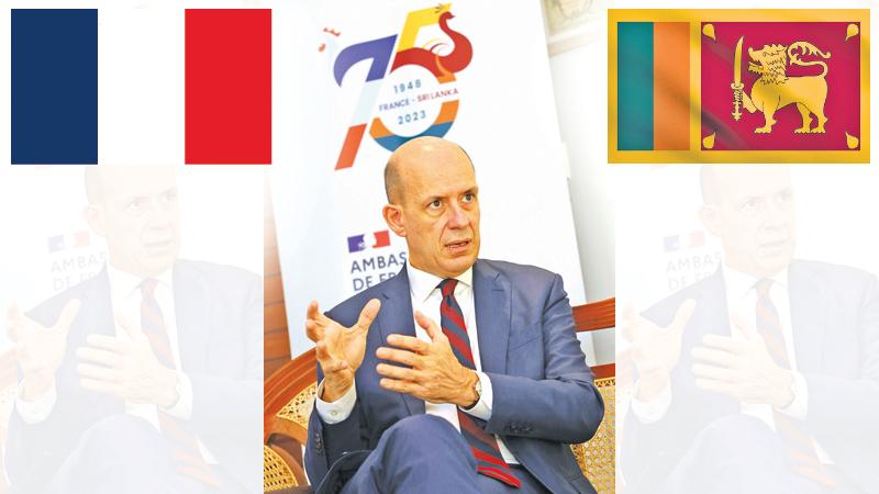French Ambassador to Sri Lanka Jean-François Pactet. Pix by Rukmal Gamage