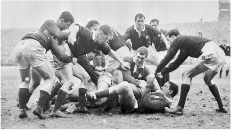 Scotland and Wales contested 111 line-outs in the match