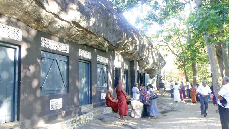 The Buddhangala main cave which is 132 feet long