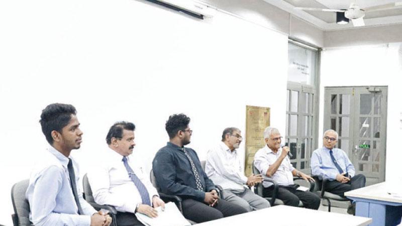 The resource persons at the workshop