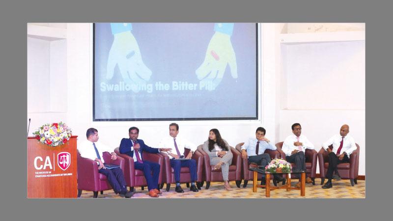 The panel discussion in progress