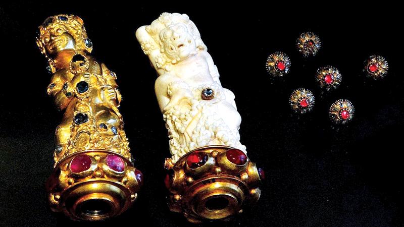 A collection of jewels, precious stones and silver, the “Lombok treasure” was taken from the Indonesian island of Lombok in 1894. 