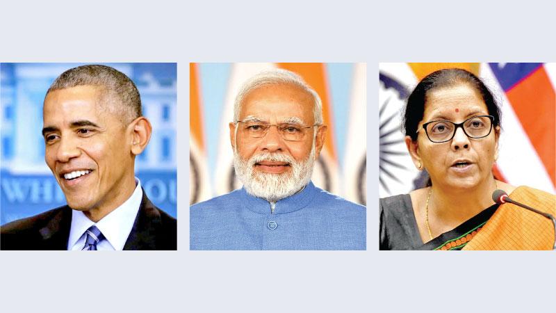 Barack Obama-Narendra Modi-Nirmala Sitharaman