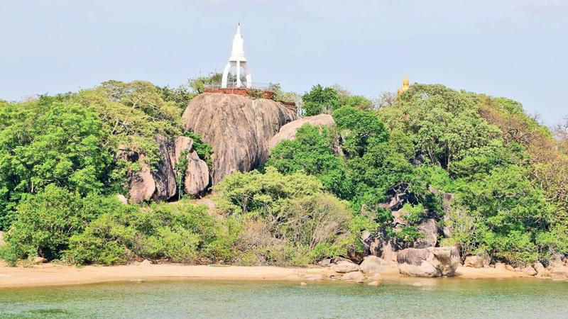 A panoramic view of the temple