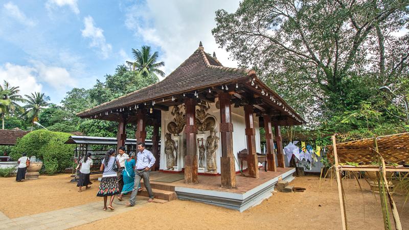 An image house dedicated to the Buddha at the Devala